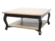 FR006B-French Queen anne 90 dark frame Salontafel