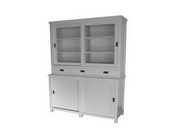 WW006-Dressoir Steenuil 2 Doors 3 Drawers